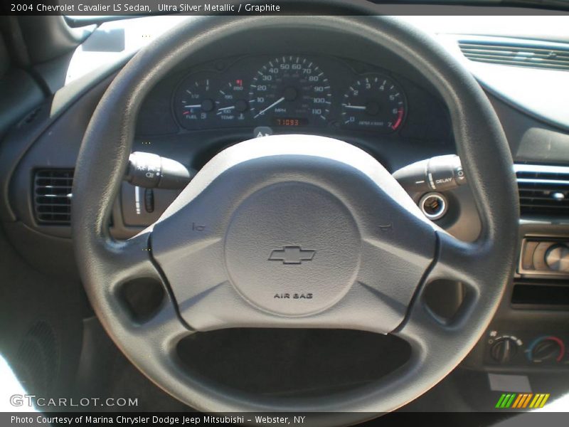 Ultra Silver Metallic / Graphite 2004 Chevrolet Cavalier LS Sedan