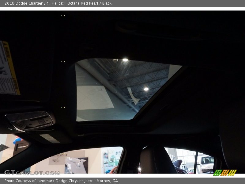 Octane Red Pearl / Black 2018 Dodge Charger SRT Hellcat