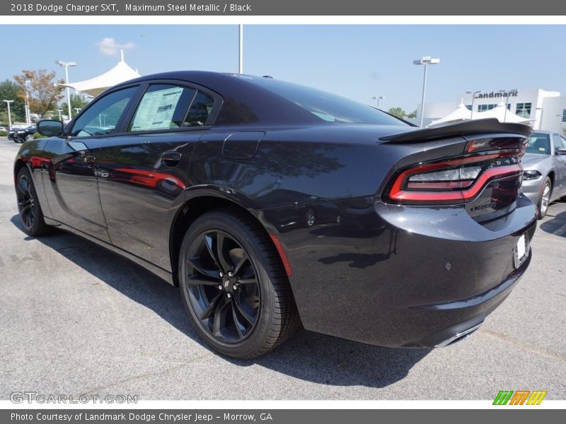 Maximum Steel Metallic / Black 2018 Dodge Charger SXT