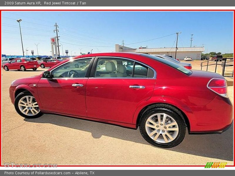 Red Jewel Tintcoat / Tan 2009 Saturn Aura XR