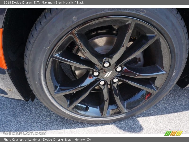 Maximum Steel Metallic / Black 2018 Dodge Charger SXT