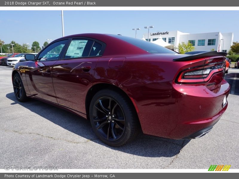 Octane Red Pearl / Black 2018 Dodge Charger SXT