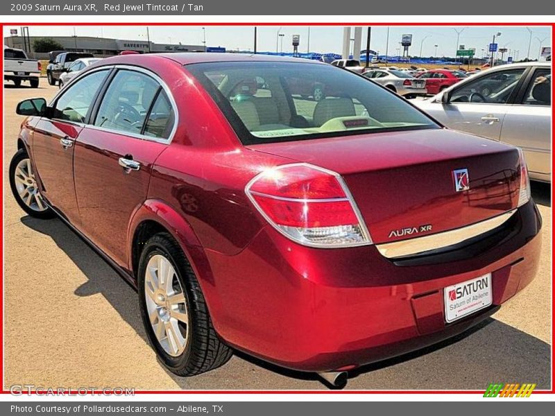 Red Jewel Tintcoat / Tan 2009 Saturn Aura XR