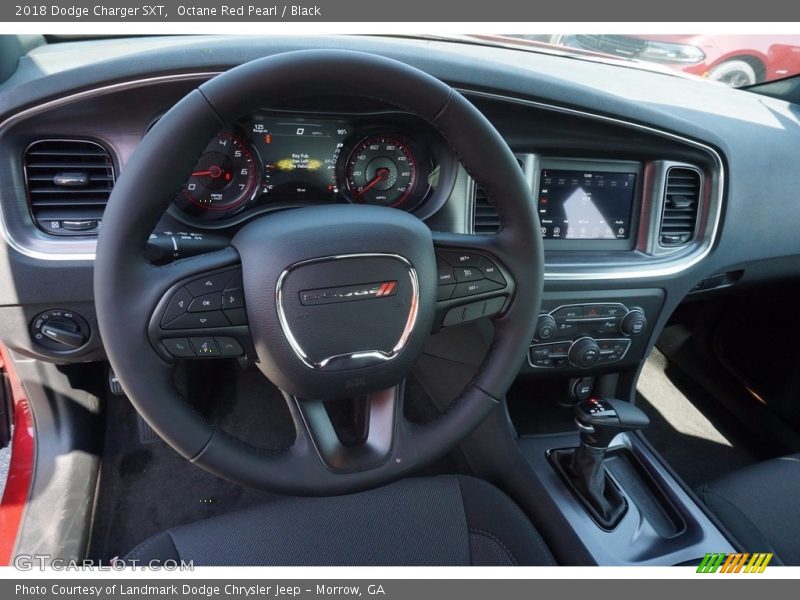 Octane Red Pearl / Black 2018 Dodge Charger SXT