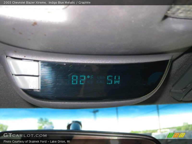 Indigo Blue Metallic / Graphite 2003 Chevrolet Blazer Xtreme