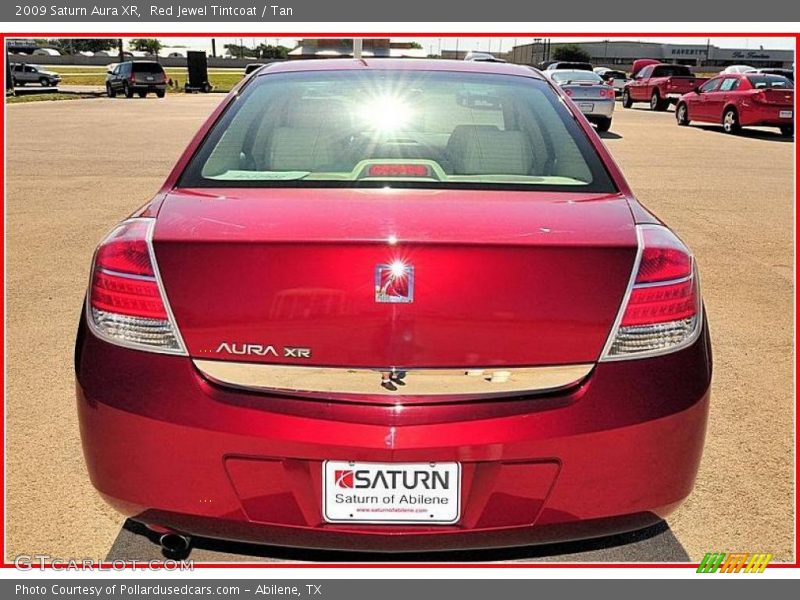 Red Jewel Tintcoat / Tan 2009 Saturn Aura XR