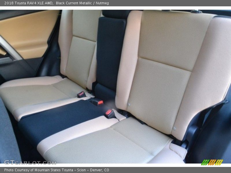 Rear Seat of 2018 RAV4 XLE AWD