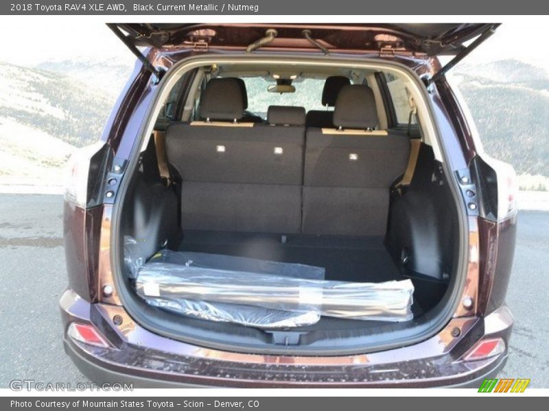 Black Current Metallic / Nutmeg 2018 Toyota RAV4 XLE AWD