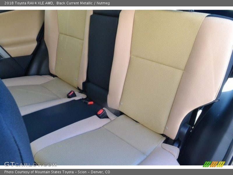 Black Current Metallic / Nutmeg 2018 Toyota RAV4 XLE AWD