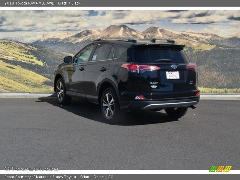 Black / Black 2018 Toyota RAV4 XLE AWD