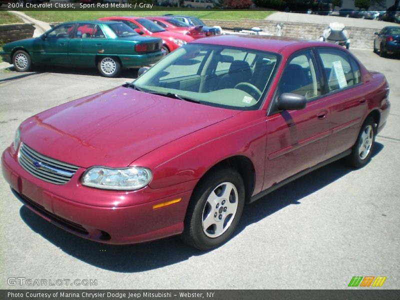 Sport Red Metallic / Gray 2004 Chevrolet Classic