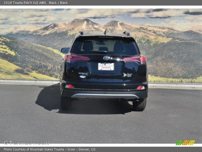 Black / Black 2018 Toyota RAV4 XLE AWD