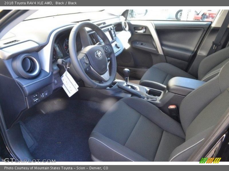 Black / Black 2018 Toyota RAV4 XLE AWD
