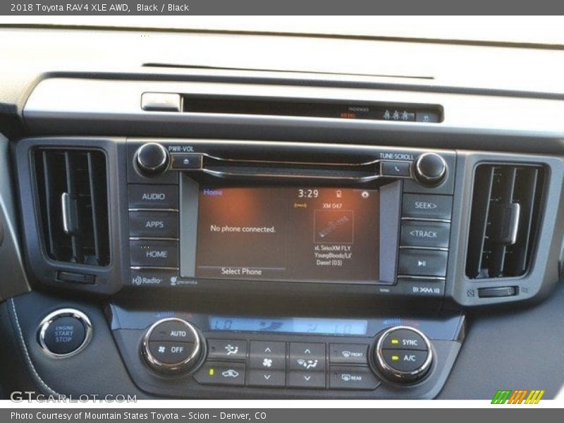 Black / Black 2018 Toyota RAV4 XLE AWD
