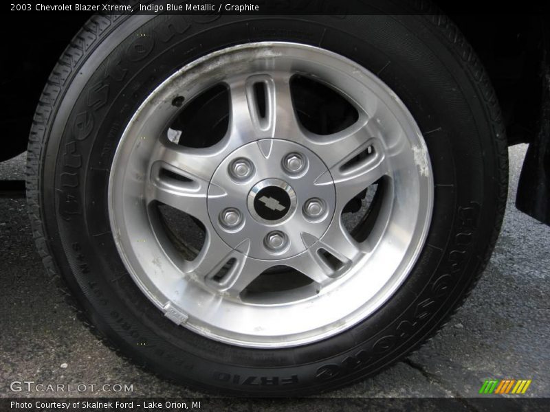 Indigo Blue Metallic / Graphite 2003 Chevrolet Blazer Xtreme