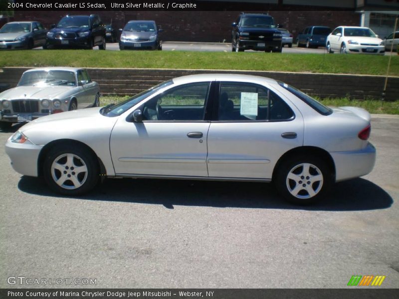 Ultra Silver Metallic / Graphite 2004 Chevrolet Cavalier LS Sedan