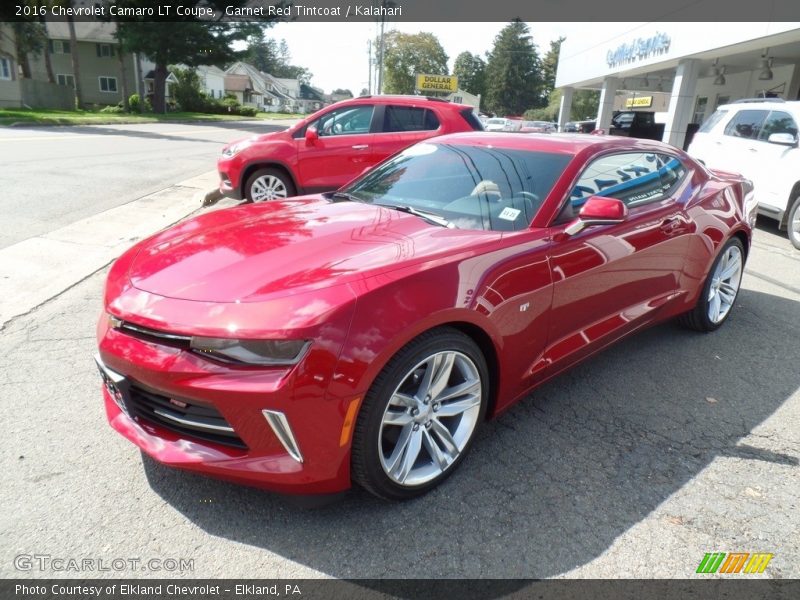 Garnet Red Tintcoat / Kalahari 2016 Chevrolet Camaro LT Coupe