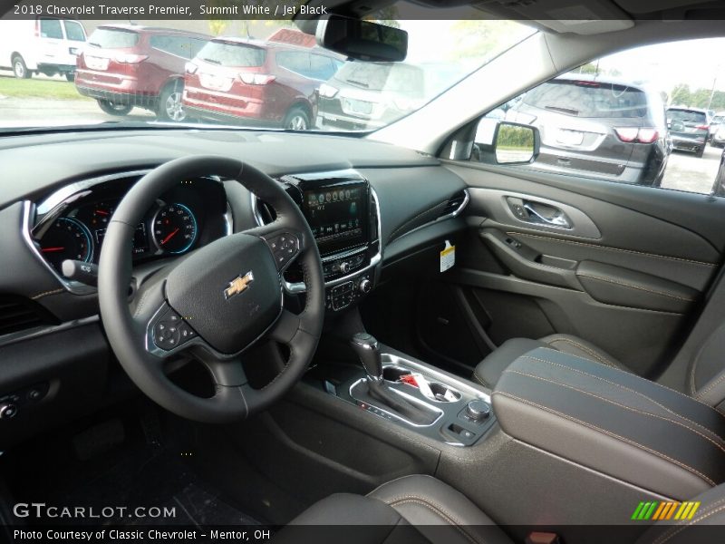 Summit White / Jet Black 2018 Chevrolet Traverse Premier