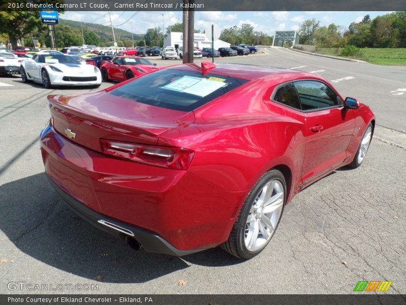 Garnet Red Tintcoat / Kalahari 2016 Chevrolet Camaro LT Coupe