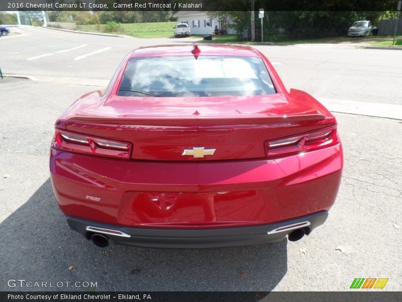 Garnet Red Tintcoat / Kalahari 2016 Chevrolet Camaro LT Coupe