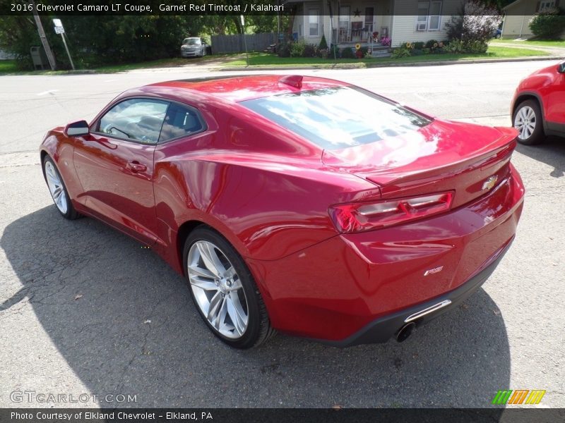 Garnet Red Tintcoat / Kalahari 2016 Chevrolet Camaro LT Coupe