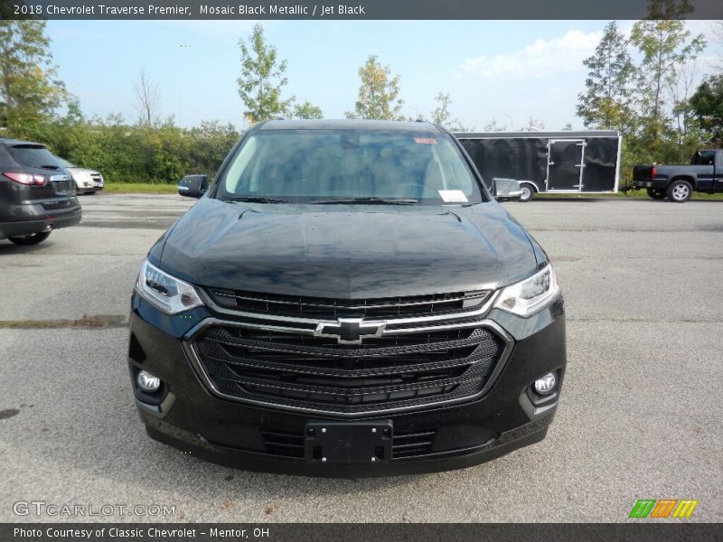 Mosaic Black Metallic / Jet Black 2018 Chevrolet Traverse Premier
