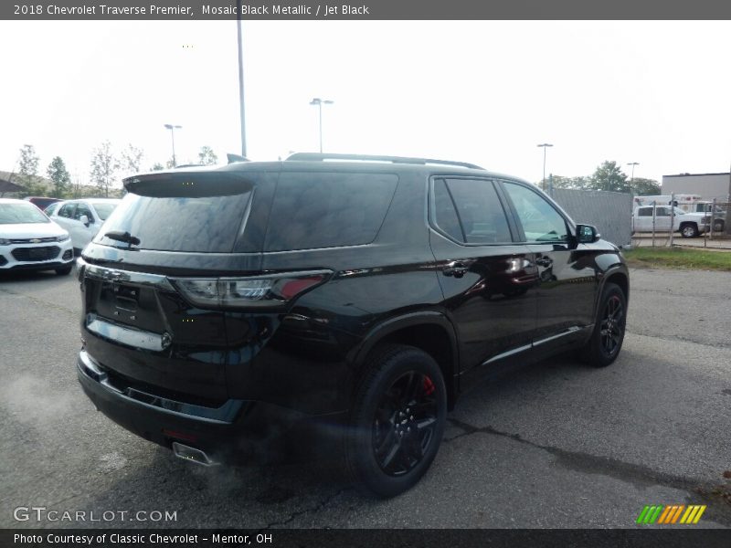 Mosaic Black Metallic / Jet Black 2018 Chevrolet Traverse Premier