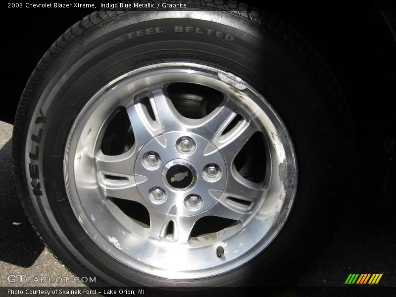 Indigo Blue Metallic / Graphite 2003 Chevrolet Blazer Xtreme