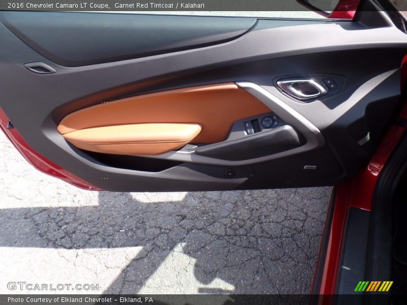 Garnet Red Tintcoat / Kalahari 2016 Chevrolet Camaro LT Coupe
