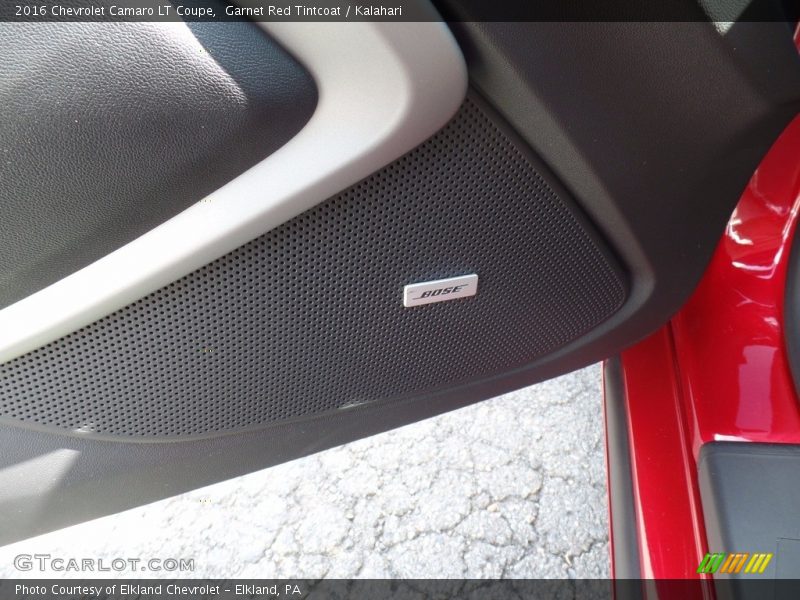 Garnet Red Tintcoat / Kalahari 2016 Chevrolet Camaro LT Coupe