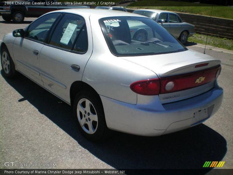 Ultra Silver Metallic / Graphite 2004 Chevrolet Cavalier LS Sedan
