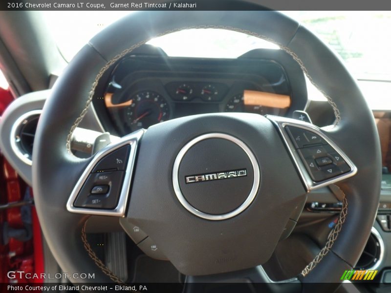 Garnet Red Tintcoat / Kalahari 2016 Chevrolet Camaro LT Coupe