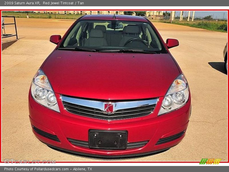 Red Jewel Tintcoat / Tan 2009 Saturn Aura XR