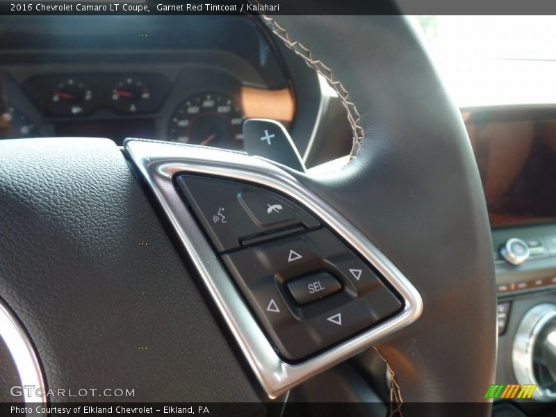 Garnet Red Tintcoat / Kalahari 2016 Chevrolet Camaro LT Coupe