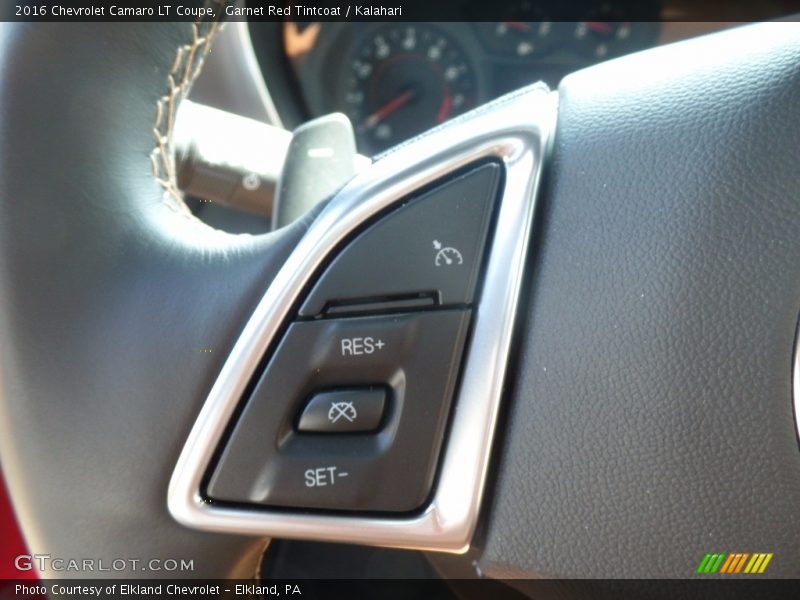 Garnet Red Tintcoat / Kalahari 2016 Chevrolet Camaro LT Coupe