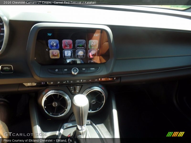 Garnet Red Tintcoat / Kalahari 2016 Chevrolet Camaro LT Coupe