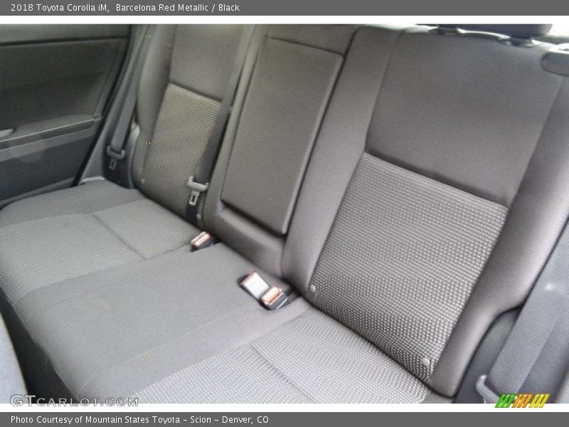 Rear Seat of 2018 Corolla iM 
