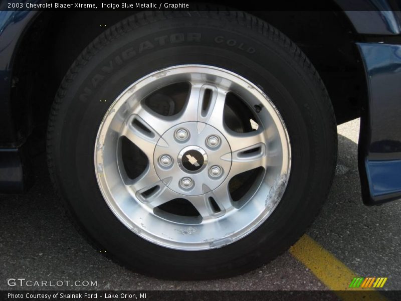 Indigo Blue Metallic / Graphite 2003 Chevrolet Blazer Xtreme