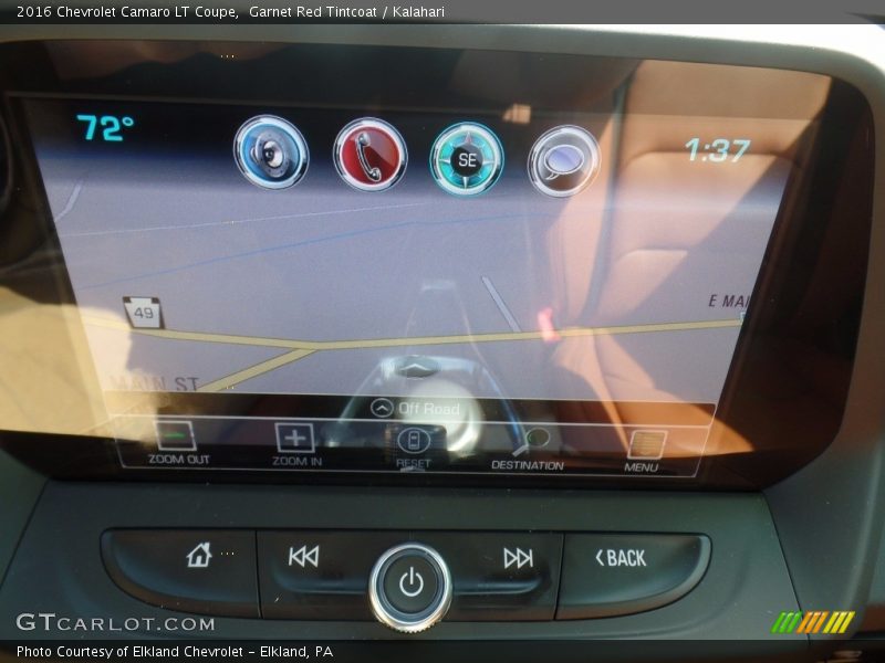 Garnet Red Tintcoat / Kalahari 2016 Chevrolet Camaro LT Coupe