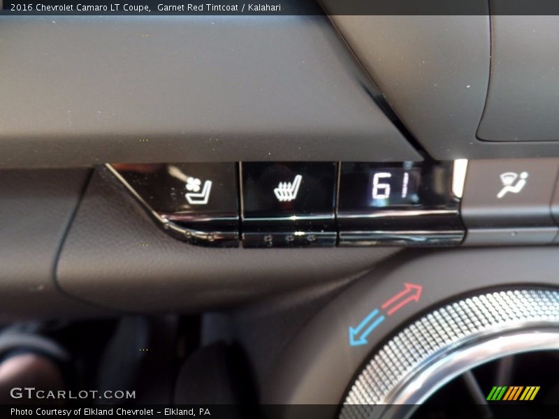 Garnet Red Tintcoat / Kalahari 2016 Chevrolet Camaro LT Coupe