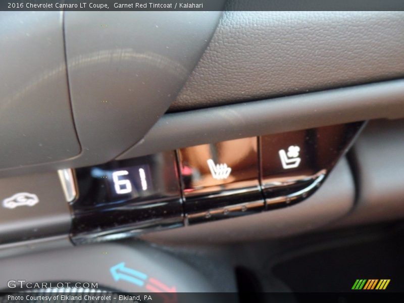 Garnet Red Tintcoat / Kalahari 2016 Chevrolet Camaro LT Coupe