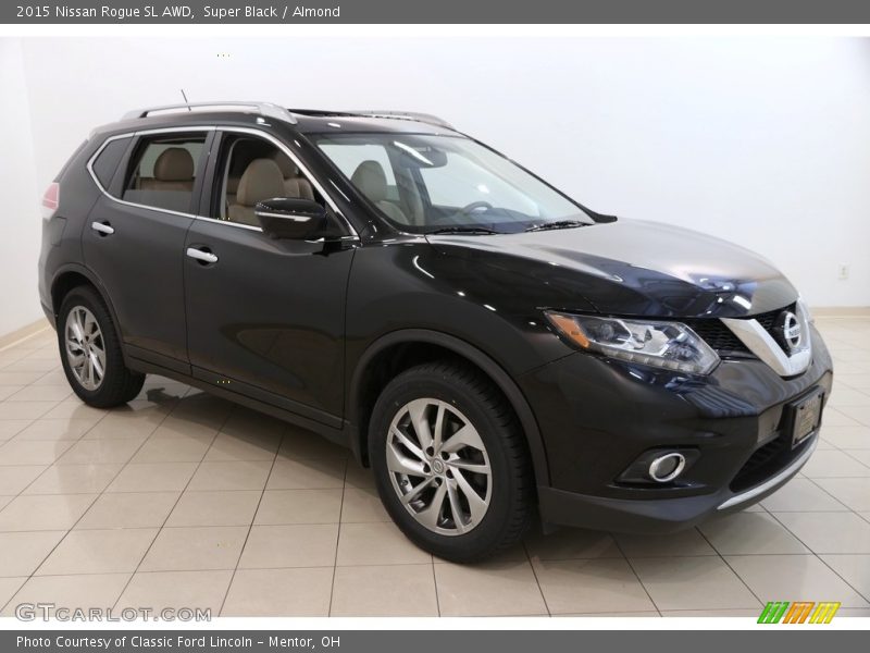 Super Black / Almond 2015 Nissan Rogue SL AWD