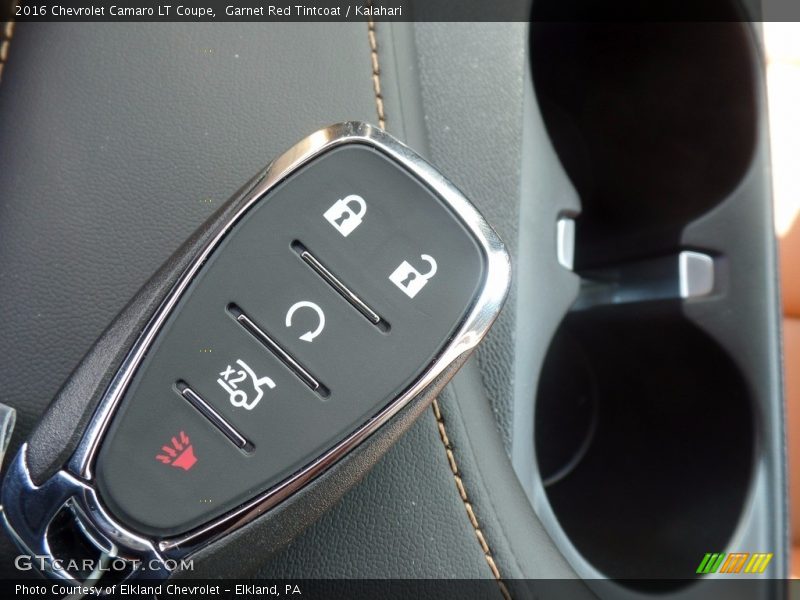 Garnet Red Tintcoat / Kalahari 2016 Chevrolet Camaro LT Coupe