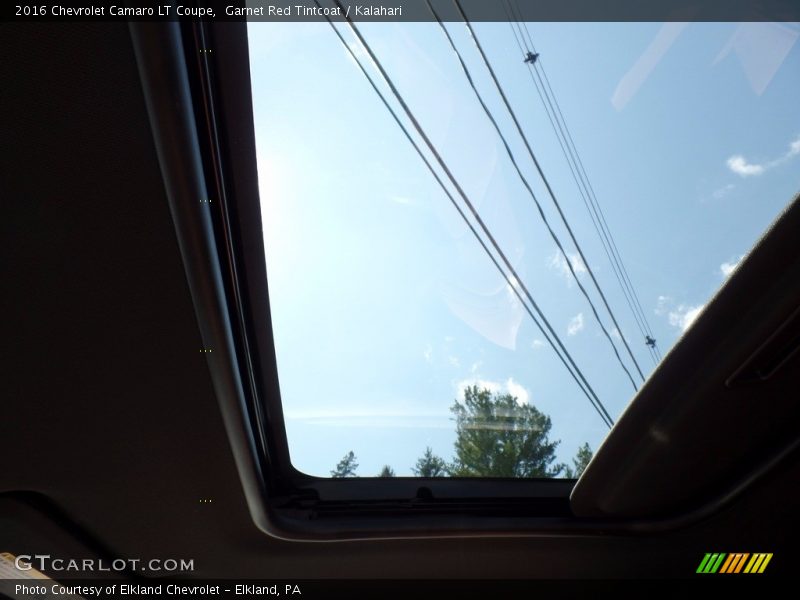 Garnet Red Tintcoat / Kalahari 2016 Chevrolet Camaro LT Coupe