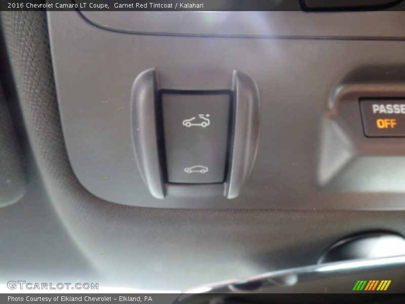 Garnet Red Tintcoat / Kalahari 2016 Chevrolet Camaro LT Coupe