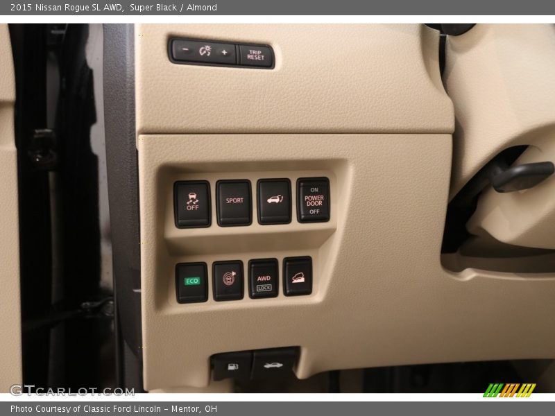 Super Black / Almond 2015 Nissan Rogue SL AWD