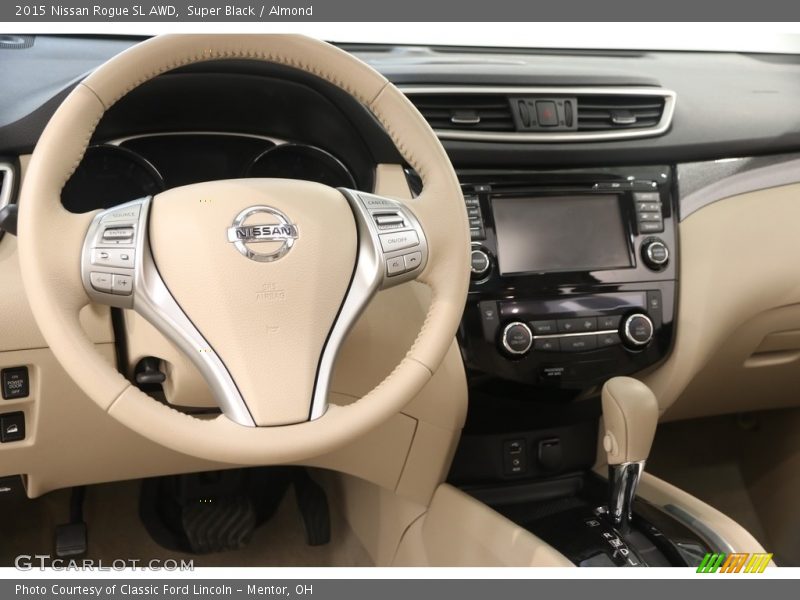 Super Black / Almond 2015 Nissan Rogue SL AWD