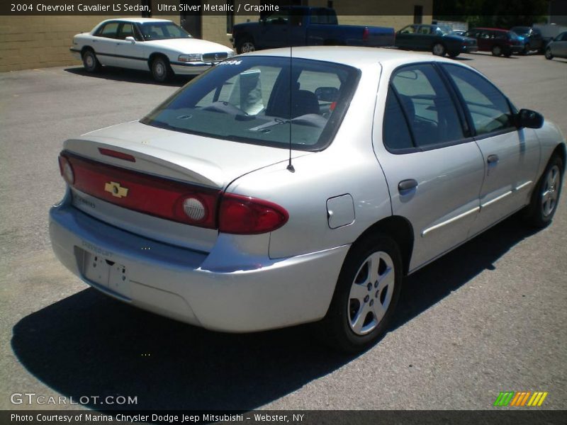 Ultra Silver Metallic / Graphite 2004 Chevrolet Cavalier LS Sedan