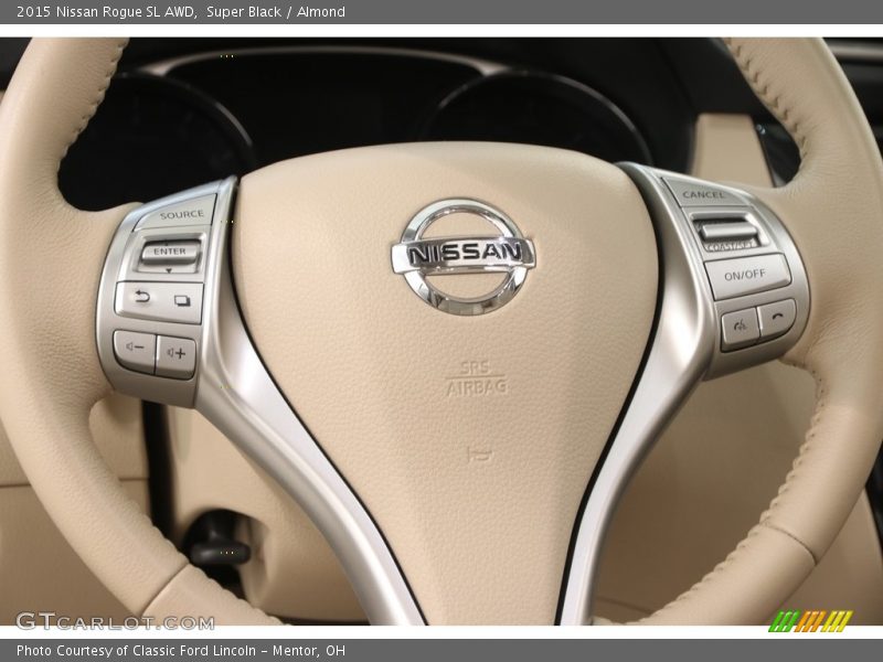 Super Black / Almond 2015 Nissan Rogue SL AWD