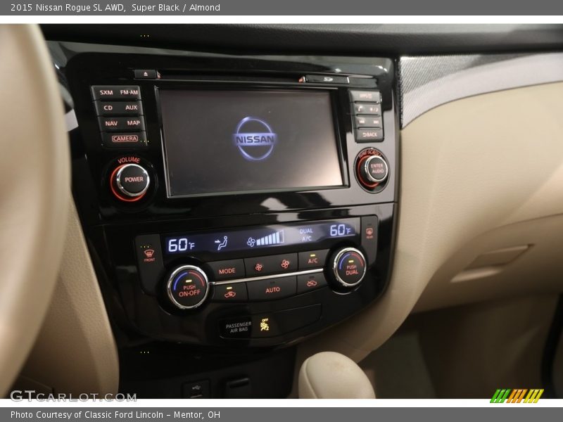 Super Black / Almond 2015 Nissan Rogue SL AWD